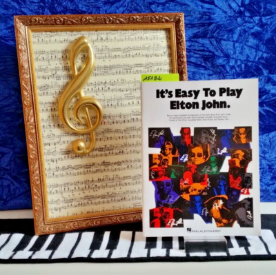 ''It's easy to play Elton John'', für Klavier solo mit Gitarrengriffen