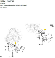 John Deere Hitch Stabilizer: Lh & Rh