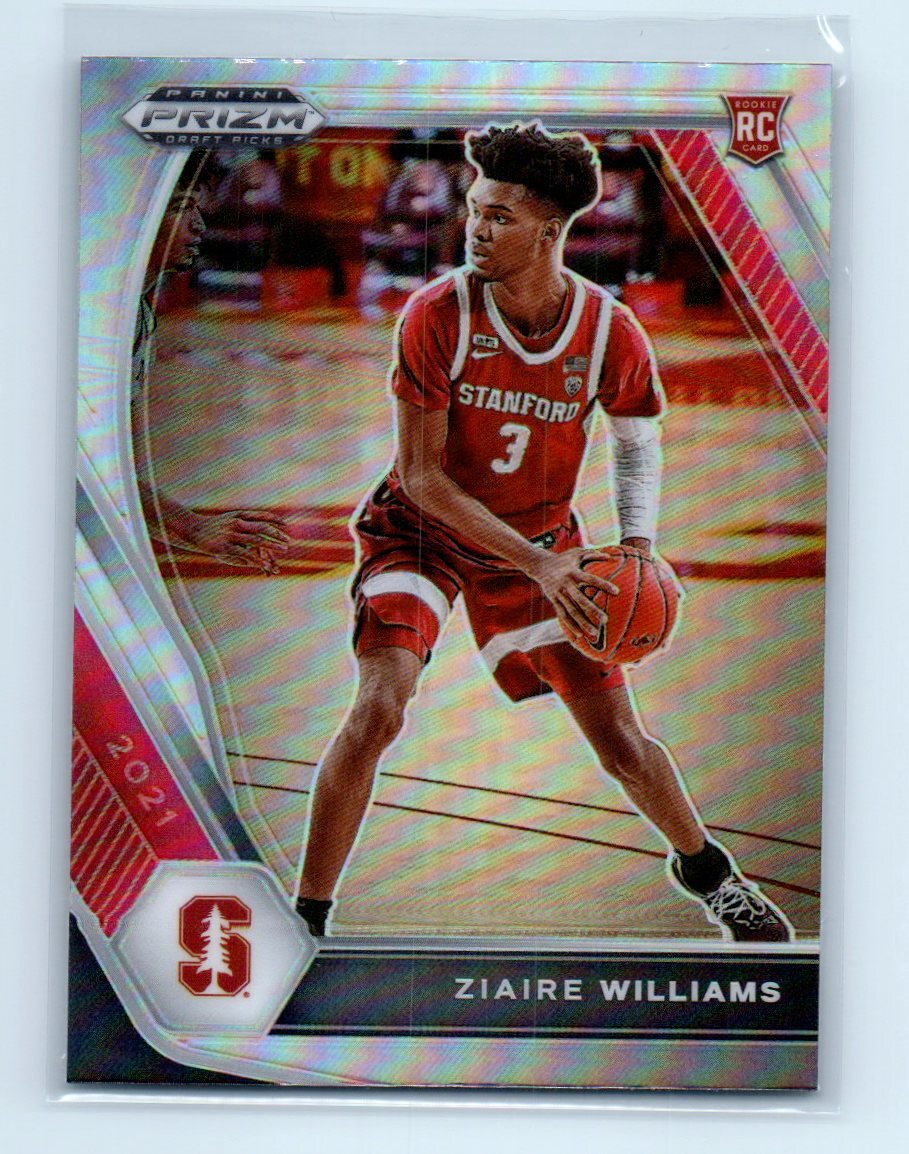 2021 Panini Prizm Draft Picks Silver Ziaire Williams #15 Rookie RC