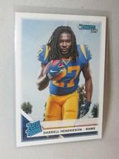 Darrell Henderson * Rookie Card * 2019 Donruss * #310 *  Los Angeles Rams. rookie card picture
