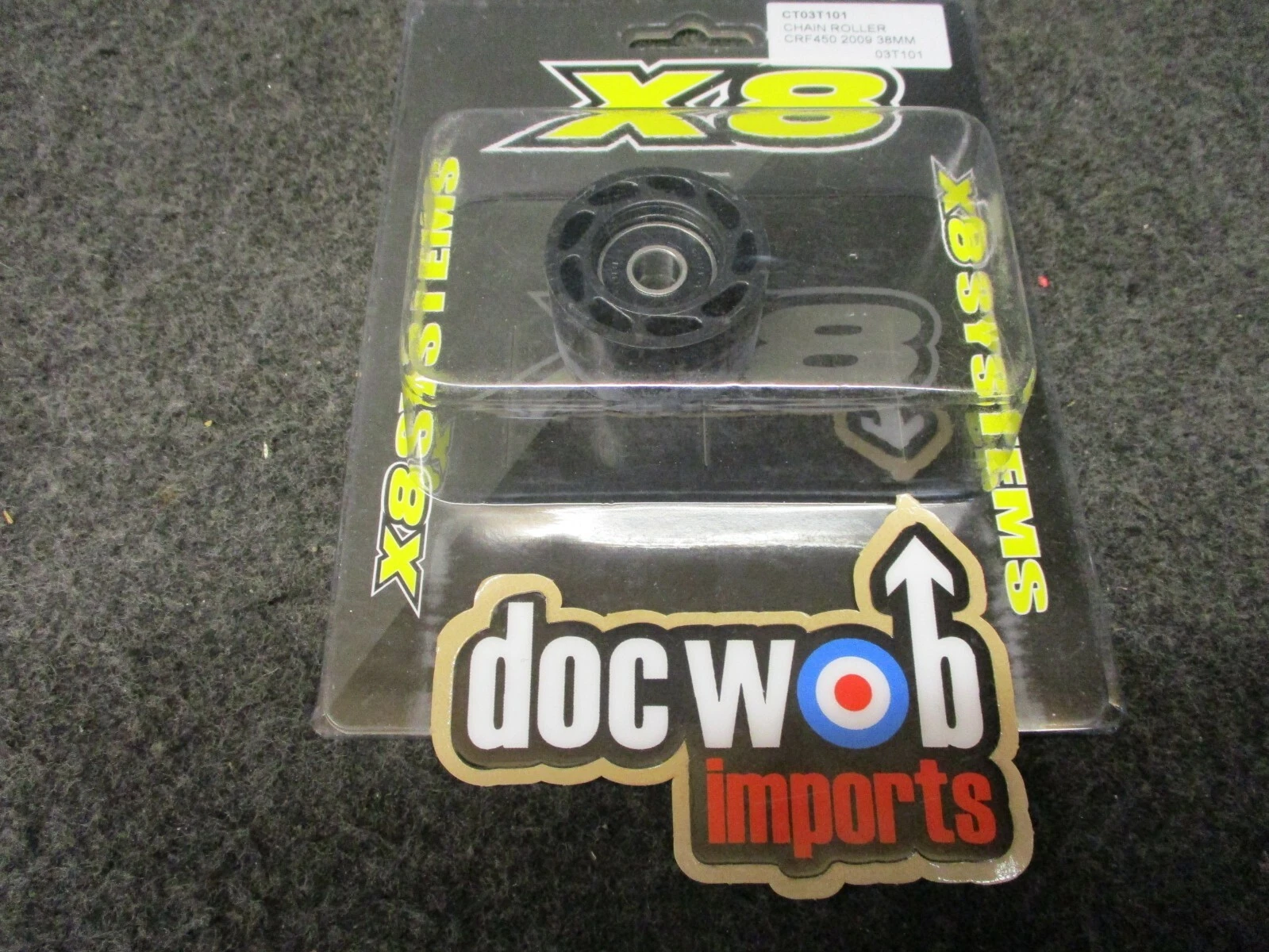 Honda CRF450 2009 New motocross black 38mm chain roller X81069
