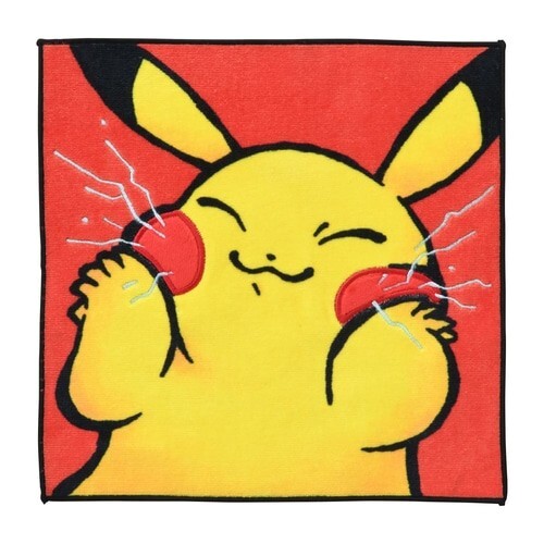 Pokemon Center Pikachu Wange quetschbare Tasche und Handtuch Was ist dein Charme-Punkt? - Bild 5 von 8