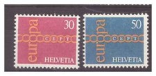 SVIZZERA  1971  -  EUROPA CEPT  SERIE   NUOVA  ** MNH
