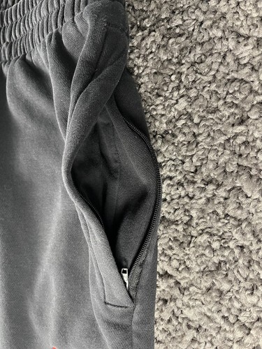 Adidas 3D Rainbow Trefoil Logo Graphic Black Mens XL Tapered Sweatpants Joggers - Bild 4 von 9