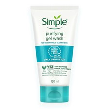 Nettoyant pour le visage purifiant détox quotidienne simple 150 ml