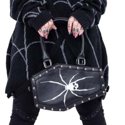 Heartless Handtasche Widow Maker Sarg Tasche Spider Coffin Spinne Grufti Gothic