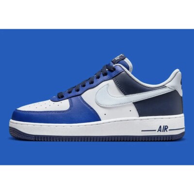 Nike Air Force 1 '07 LV8 Shoes White Game Royal Blue Retro FQ8825