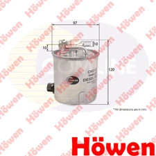 Fits Nissan NV200 2010- 1.5 dCi 2.0 + Other Models Fuel Filter Howen