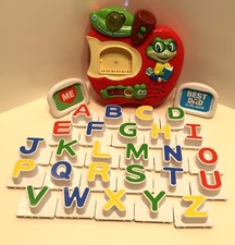 LEAPFROG ELECTRONIC MAGNETIC REFRIGERATOR REFRIG APPLE ALPHABET LETTER PHONICS