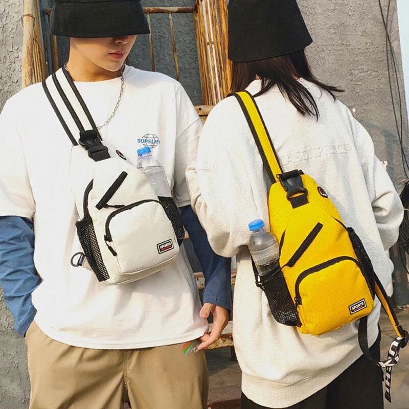Men Women Chest Bag Pack Travel Sports Backpack Sling Shoulder Cross body Unisex