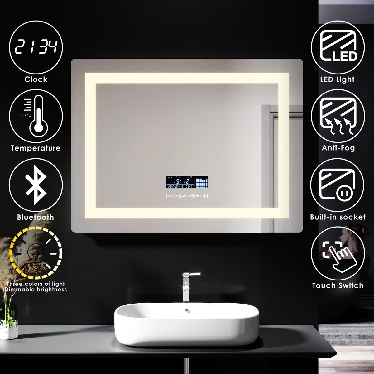 Suite mirror led mirror outlet