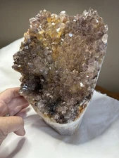 9+ Pounds phantom quartz crystal cluster mineral Showpiece specimen