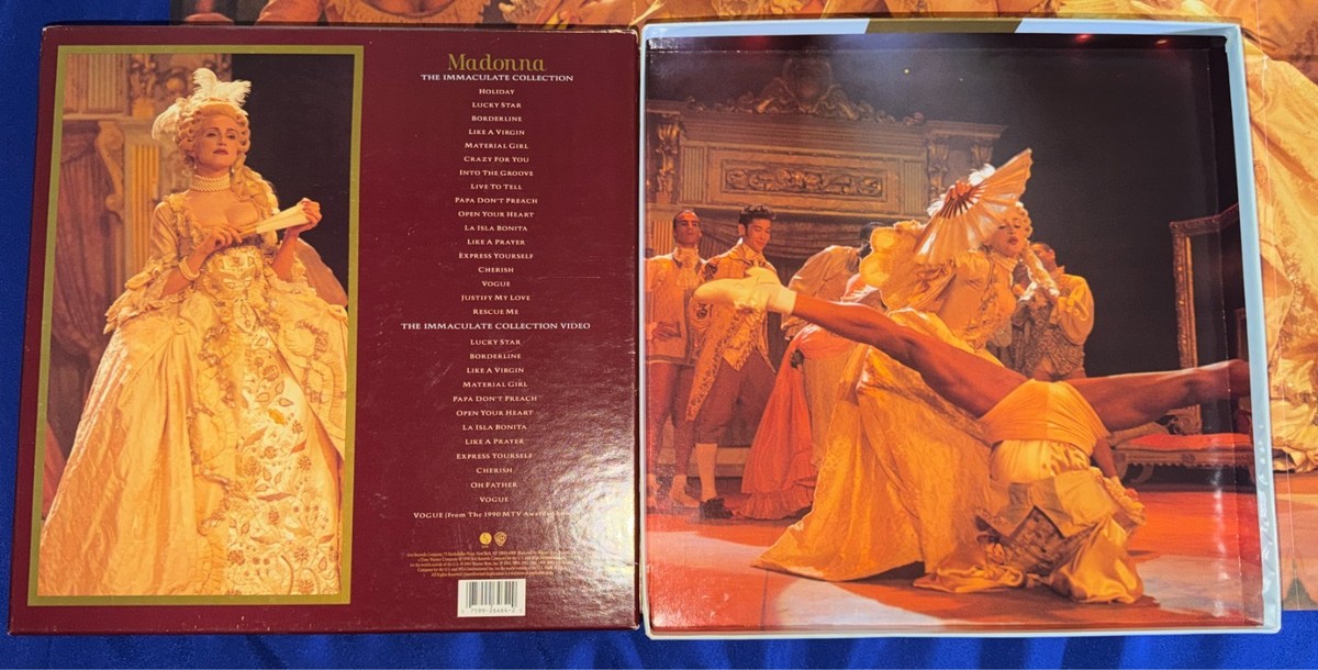 vintage Madonna Royal Box/Immaculate Collection BOX/POSTER