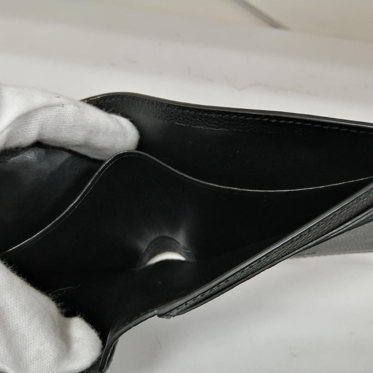 Authentic Compact ID Wallet Model number F74991 C… - image 8