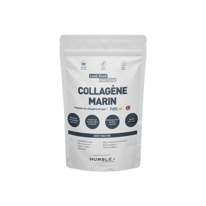 Pur collagène marin confort Humble+ en poudre 300g pour complément alimentaire
