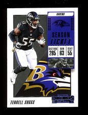 2018 Panini Contenders Season Ticket #92 Terrell Suggs Baltimore Ravens QTY