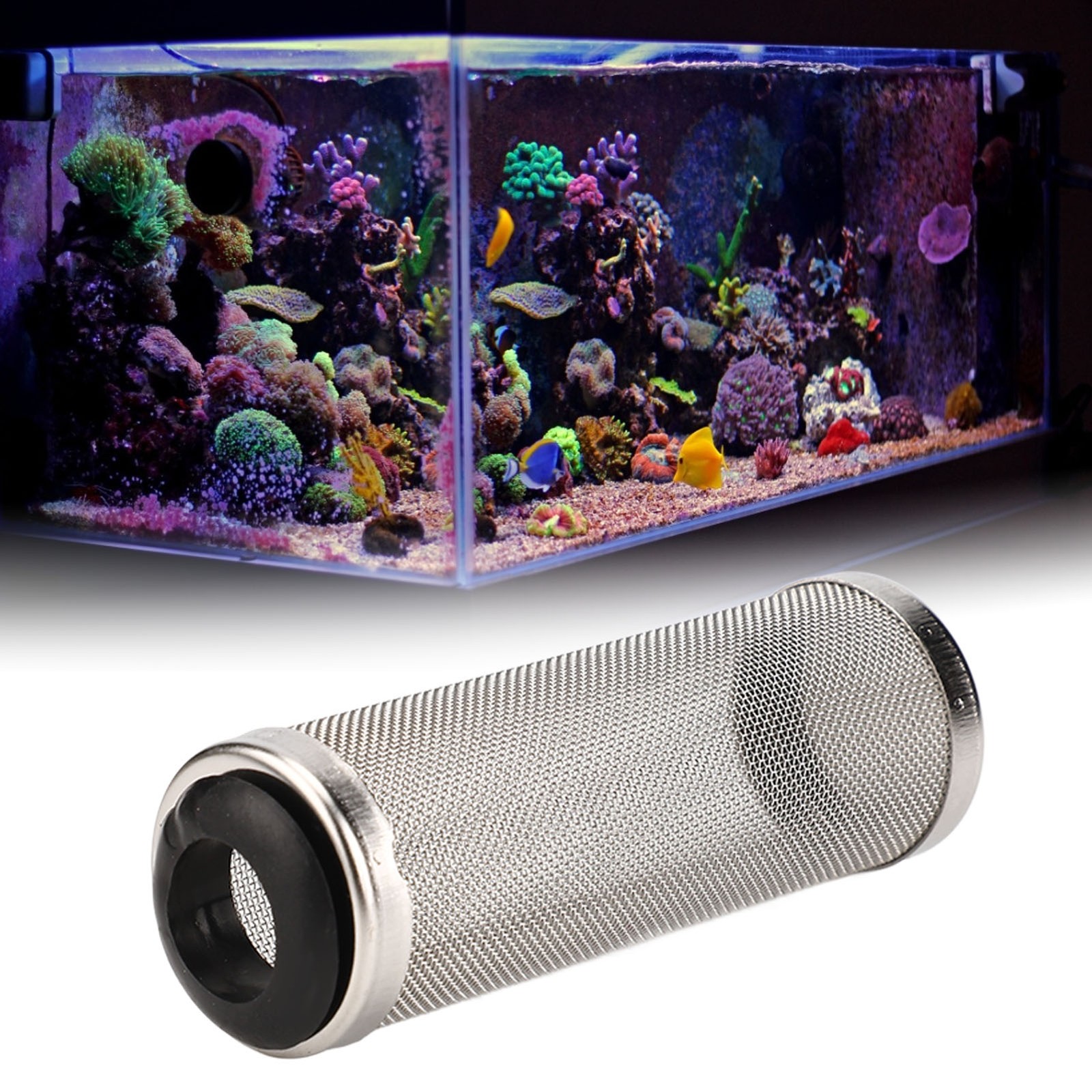 Aquarium Filter Guard Mesh 304 Stainless Steel Safe Fish Tank Shrimp Mesh Net