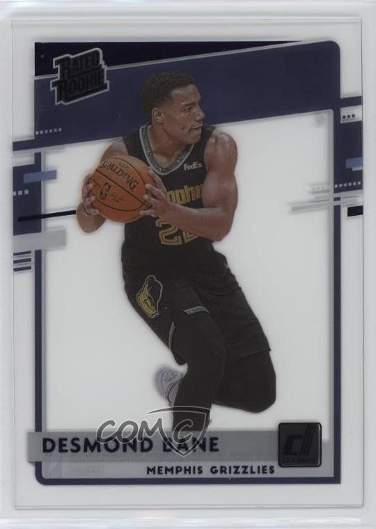 2020-21 Panini Clearly Donruss Rated Purple Desmond Bane #76 Rookie RC 13c1