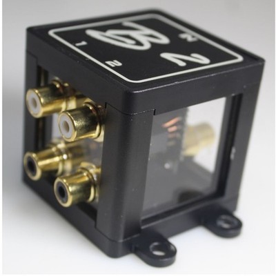 B2 Audio 1-to-2 Pair Cockbox RCA Splitter Distribution Block OPEN BOX