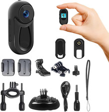 TKMARS Action Cam 1080P,Portatile Bodycam,Telecamera Moto,120° Grandangol Teleca