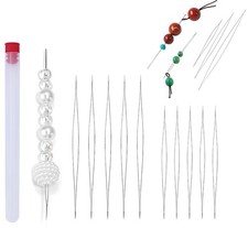 10pcs Big Eye Beading Needles Threading Tool Set for Bracelet Jewelry DIY 2 Size