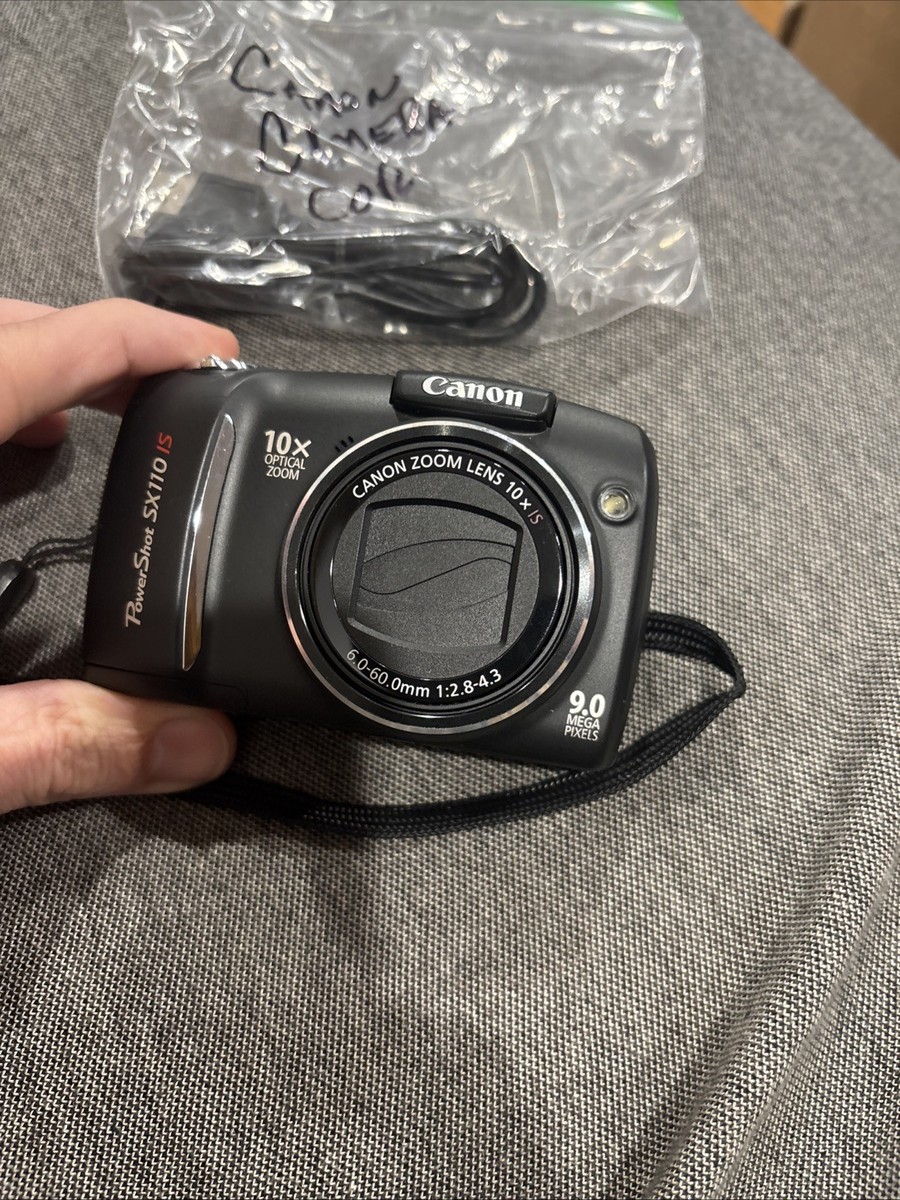 Canon PowerShot SX110 IS 9MP Digital Camera w/ SD Memory Card