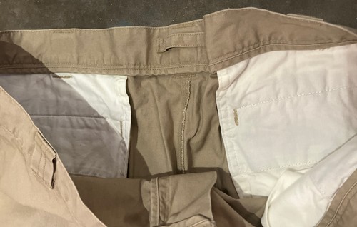 LL Bean Cargohose Herren 40x30 Beige Khaki Tropic Weight Natural Fit Baumwolle - Bild 4 von 8