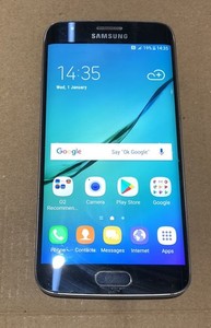 Samsung Galaxy S6 Edge 32GB - schwarz - funktionsfähig - gesprungenes Display. Unlocked