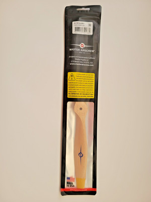 Master Airscrew 16x6 Beech Wood Propeller MAWB16x60N01 Made In USA New In Pack