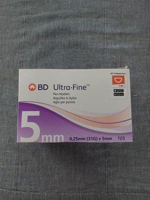 BD Micro-Fine Ultra Pennadeln 5mm x 0,25 (31G) Pentapoint 100 Stück NEU OVP 2030