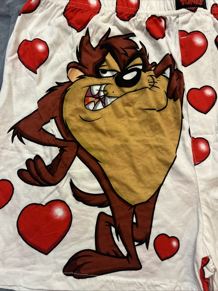 Calzoncillos boxer Warner Bros LOONEY TUNES Taz “Handsome Devil” XL 40-42 – ¡MWT, RAROS! Foto 2 de 4