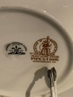 Pipestone Cow Camp Salad Plate 8" by Buckeye Blake w/ sales brochure — photo 3