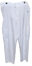 NIKE BSBL White Baseball Pants Plus Size 2X Classic Sports