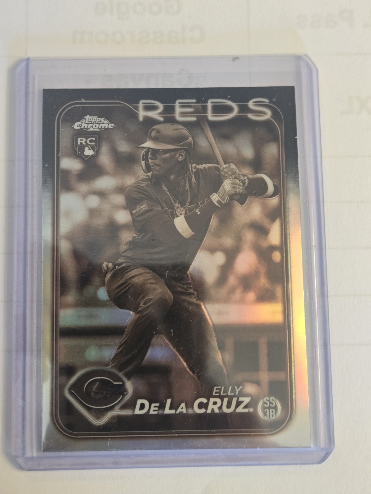 2024 Topps Chrome - Elly De La Cruz #44 Sepia Refractor (RC)