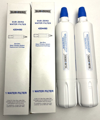 New 2 Pk Sub-Zero 4204490 Replacement Refrigerator Water Filter Cartridge
