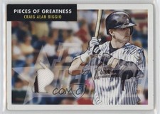 2007 Bowman Heritage Pieces of Greatness Craig Biggio #PG-CB HOF 1dm4
