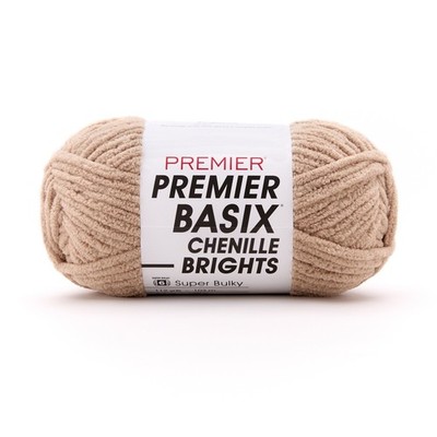 Premier Basix Chenille Brights Yarn-Steel Cut Oats