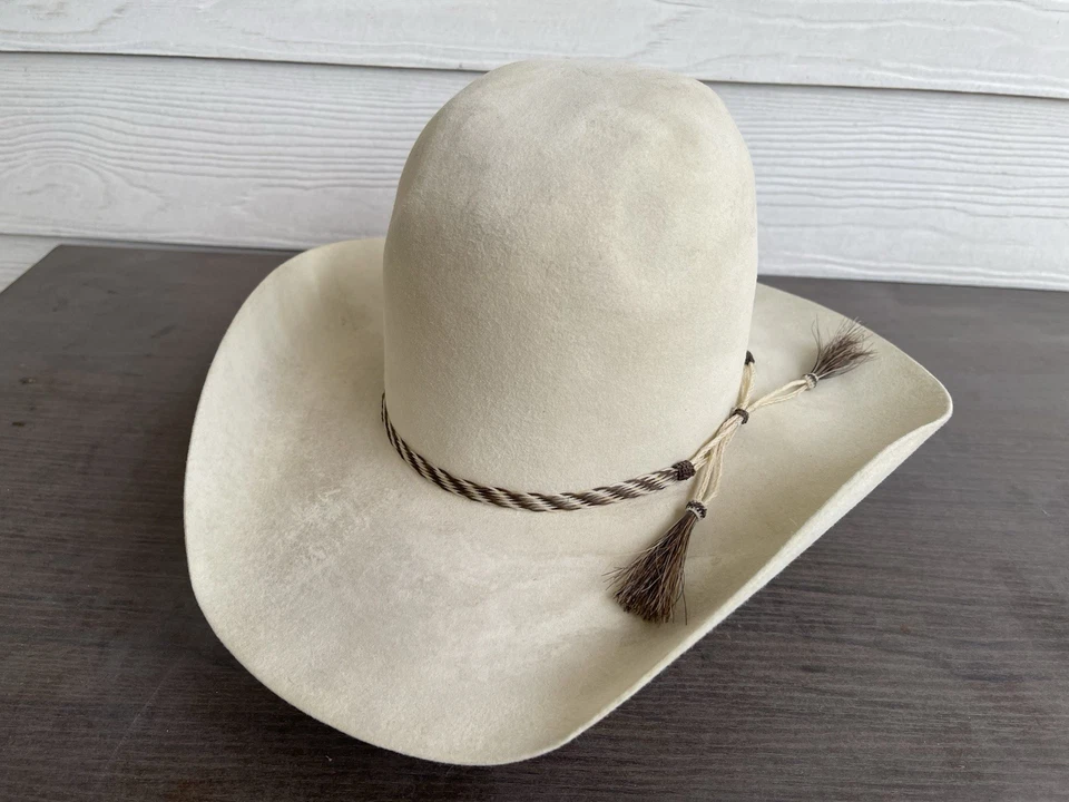 $629 Rugged 20X Catalena 6 7/8 Western Cowboy Hat Yellowstone Rodeo Rip - Image 4 of 4