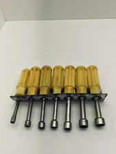 Vintage Oxwall Wall Mounted Nut Driver Set Of 7