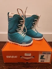 Thirtytwo Women's Lashed Snowboard Boots Teal Size 7 US 37.5 Euro 4.5 UK