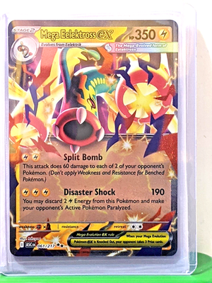 Mega Eelektross ex Double Rare 061/217 Ascended Heroes Pokemon TCG