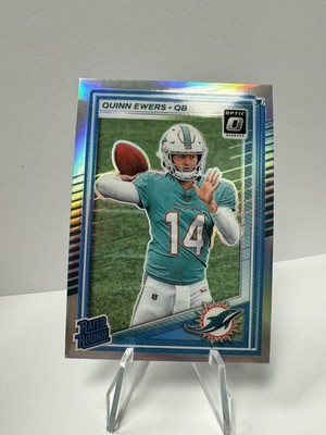 2025 Panini Donruss Optic - Rated Rookie Quinn Ewers #213 Holo Prizm (RC)