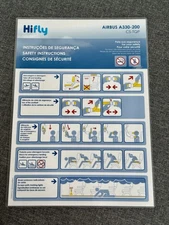 Safety Card HiFly Airbus A330-200 date 26FEB2013