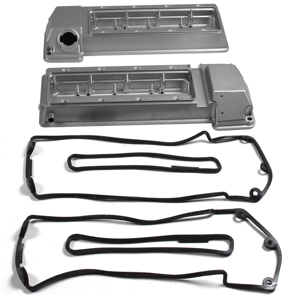 Cubierta de válvula de motor compatible con BMW 540i E39 740i 740iL1998-2001 E38 izquierda y derecha Foto 2 de 4
