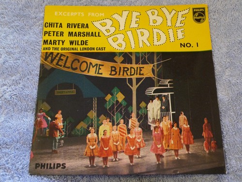 EP-MARTY WILDE/CHITA RIVERA-BYE BYE BIRDIE No1-PHILIPS