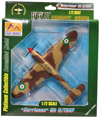 Easy Model Hurricane MK II/Trop 1947 Iran Model Kits (US IMPORT)