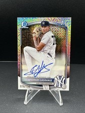 2025 Bowman Carlos Lagrange Auto Mojo Refractor /150 #CPA-CL