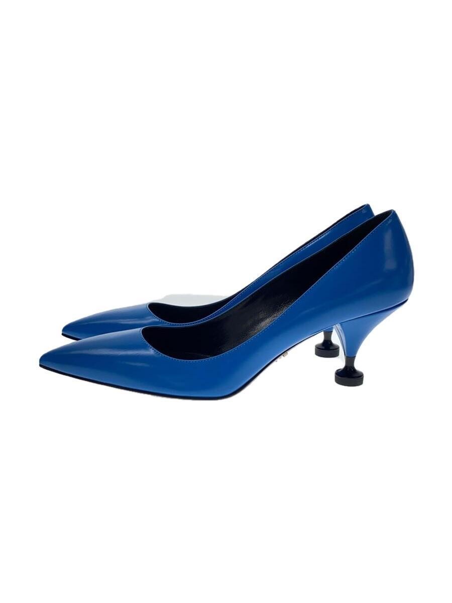 Prada Blue Enamel Pumps Size 35.5