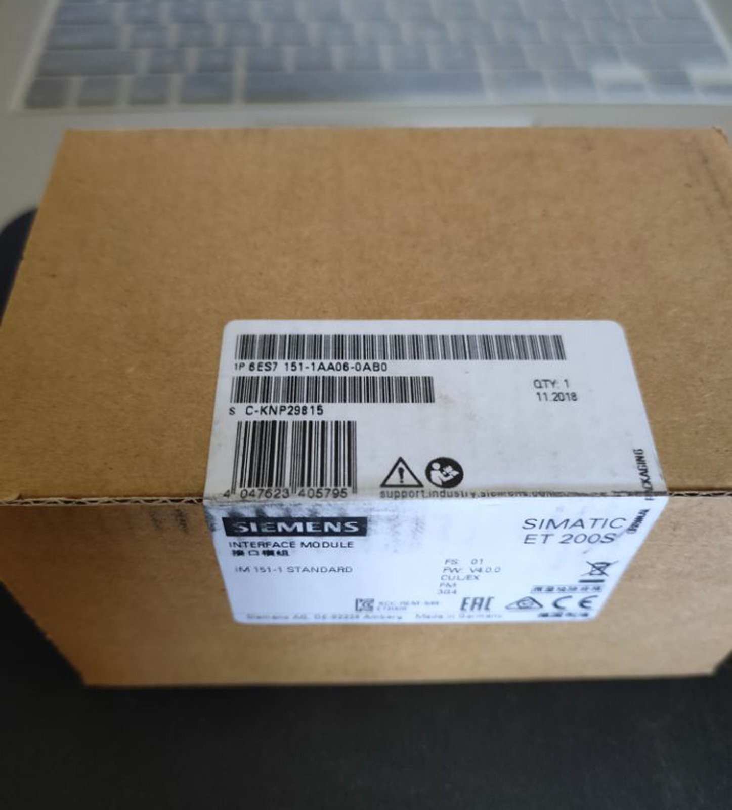 New 6ES7151-1AA06-0AB0 ET200S module one year warranty #F22