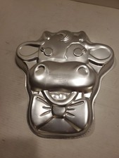 Sartén metálica para pasteles Wilton Cuddles The Cow 1988 de colección 2105-2875